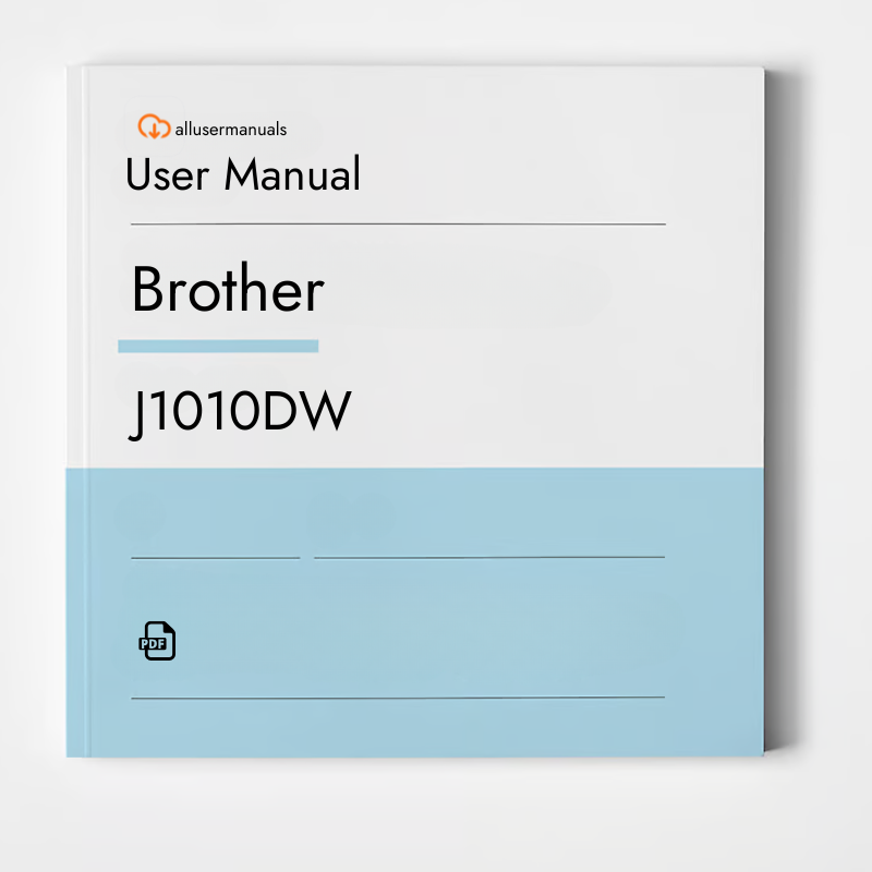 Brother Printer J1010DW Manual