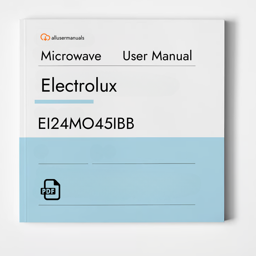 Electrolux Microwave EI24MO45IBB Manual