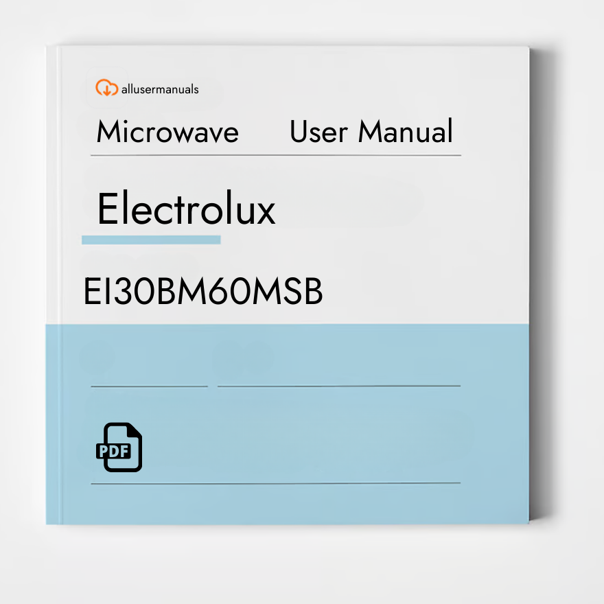 Electrolux Microwave EI30BM60MSB Manual