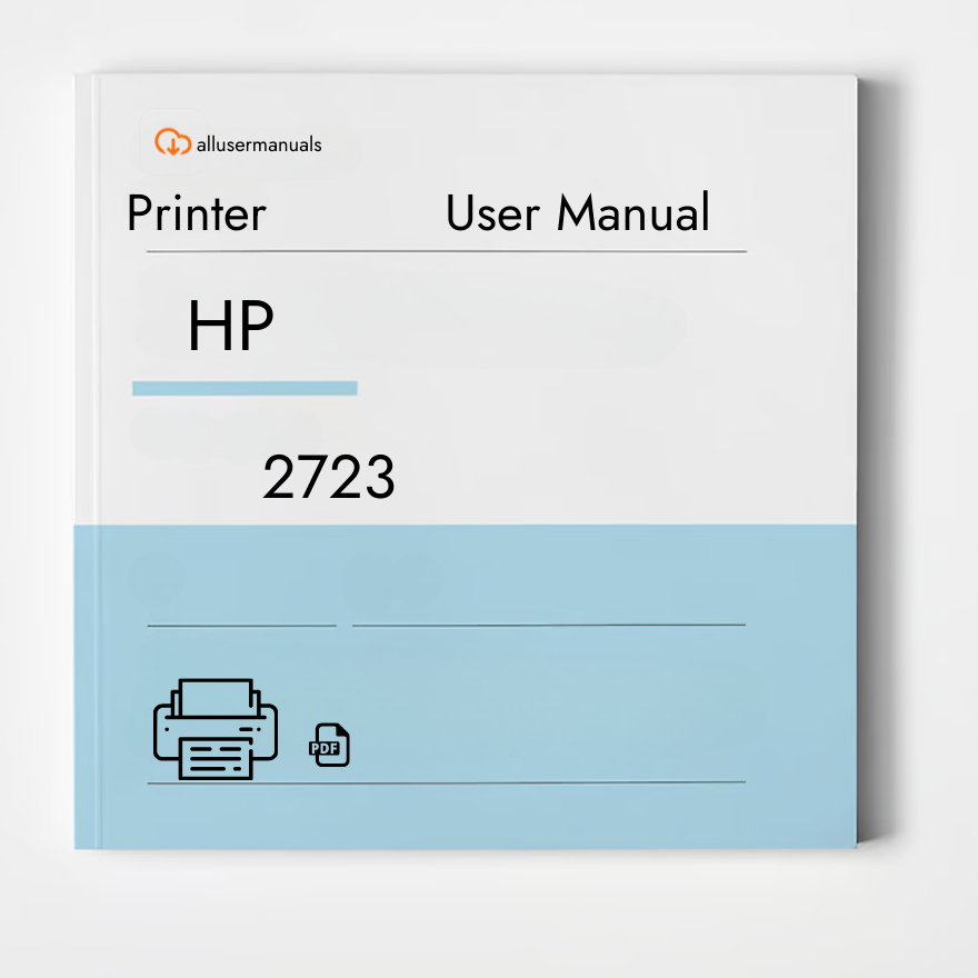 HP Printer 2723 Manual