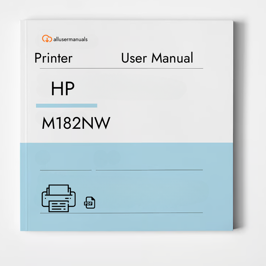 HP Printer m182nw Manual