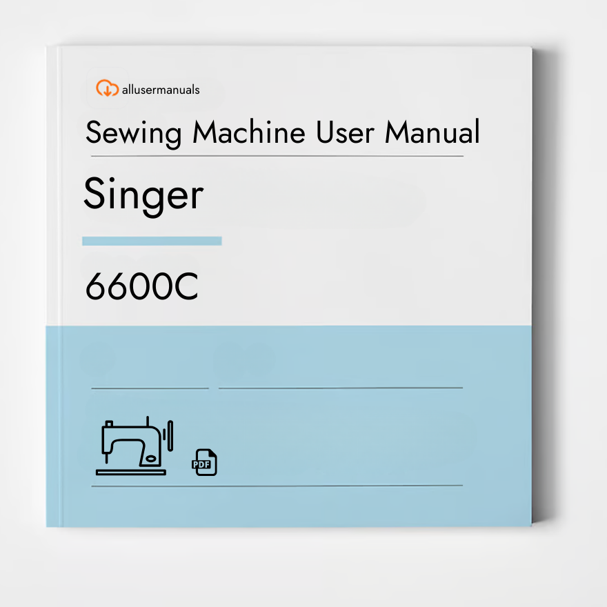 Singer Sewing Machine 6600 Manual