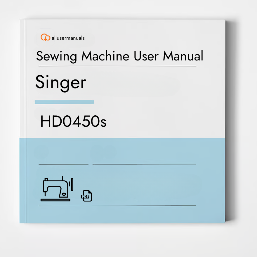 Singer Sewing Machine HD0450s Manual