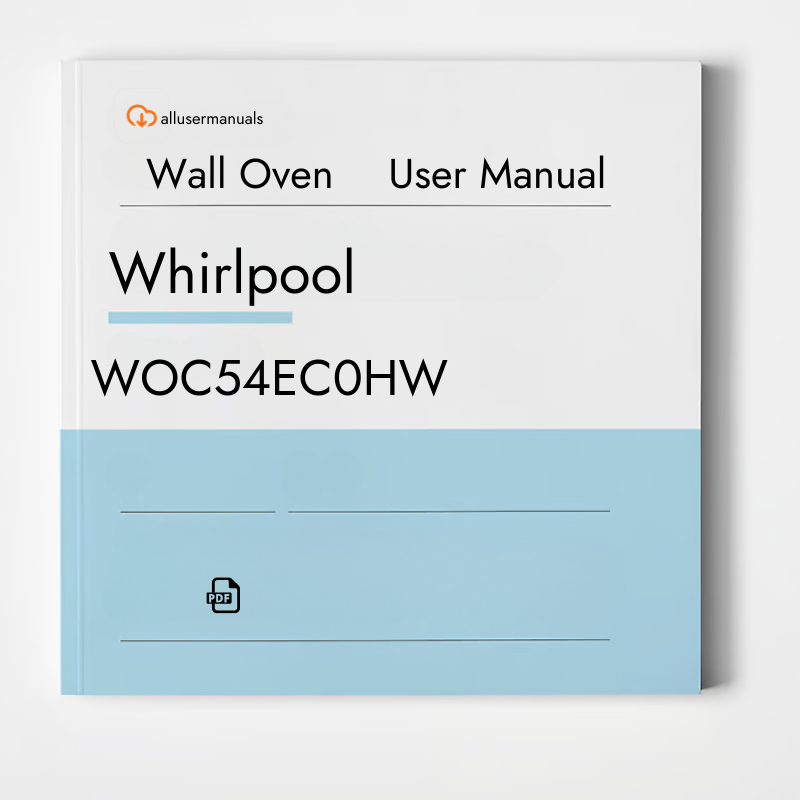 Whirlpool Wall Oven WOC54EC0HW Manual