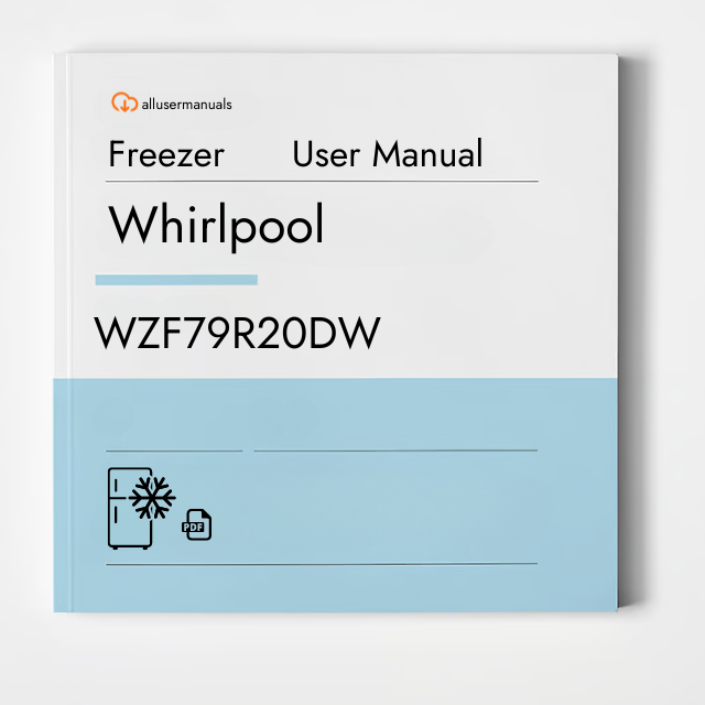 Whirlpool Freezer WZF79R20DW Manual