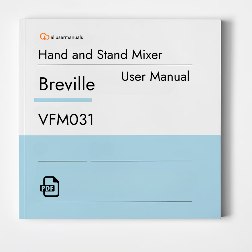 Breville Food Mixer VFM031 Manual