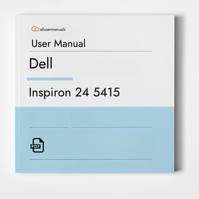 Dell Desktop Computer Inspiron 24 5415 Manual