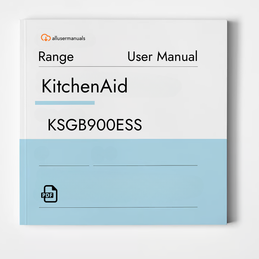 KitchenAid Range KSGB900ESS Manual