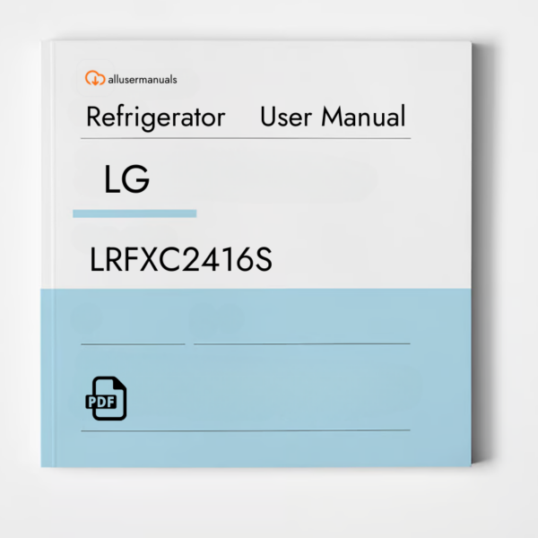LG Refrigerator LRFXC2416S Manual Download