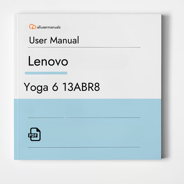 Lenovo Laptop Yoga 6 13ABR8 Manual