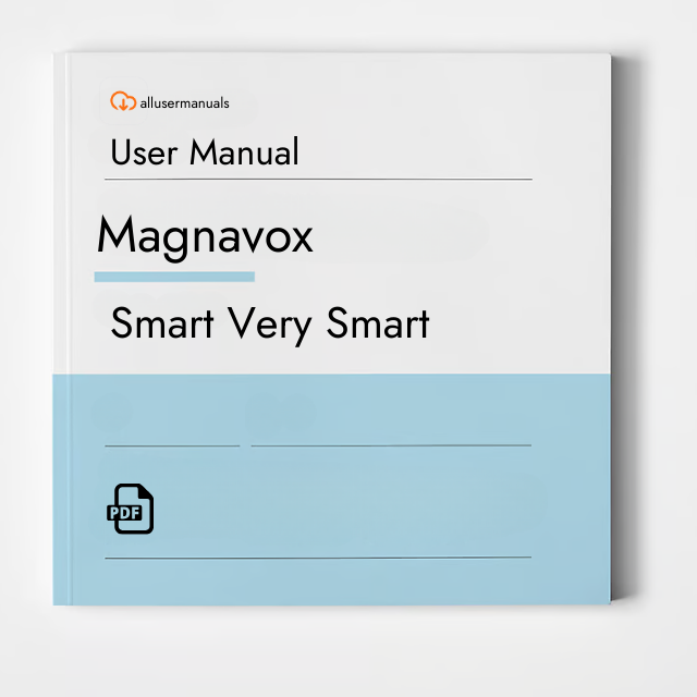 Magnavox Television Smart Very Smart Manual