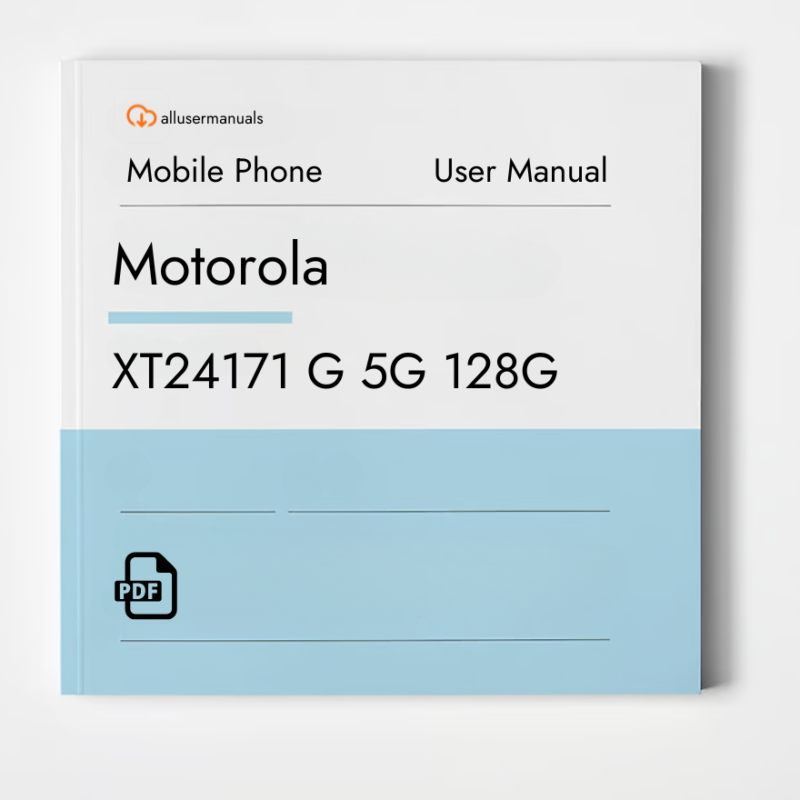 Motorola Mobile Phone XT24171 G 5G 128G Manual