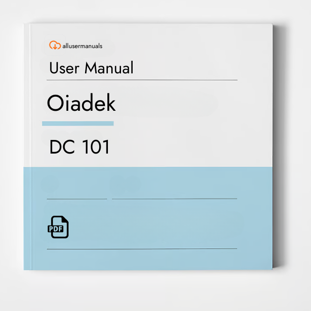 Oiadek Camera DC 101 Manual