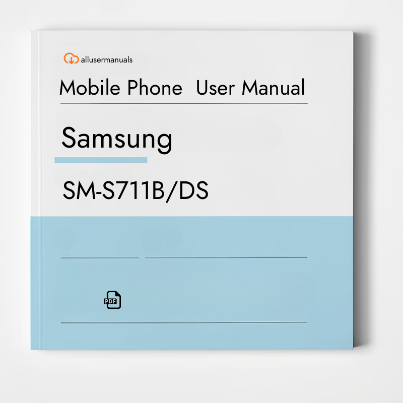 Samsung Smart Phone SM-S711B/DS Manual