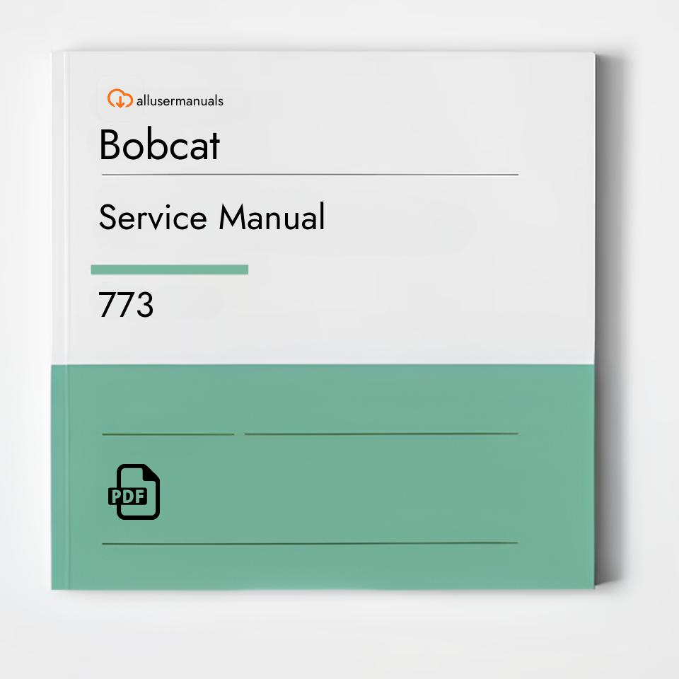 Bobcat Skid Steer Loaders 773 Manual