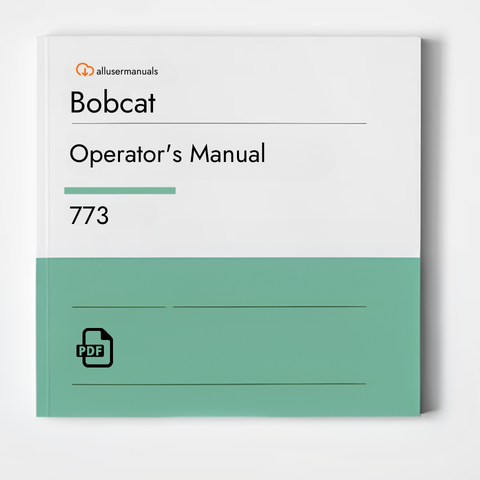 Bobcat Loaders 773 Manual