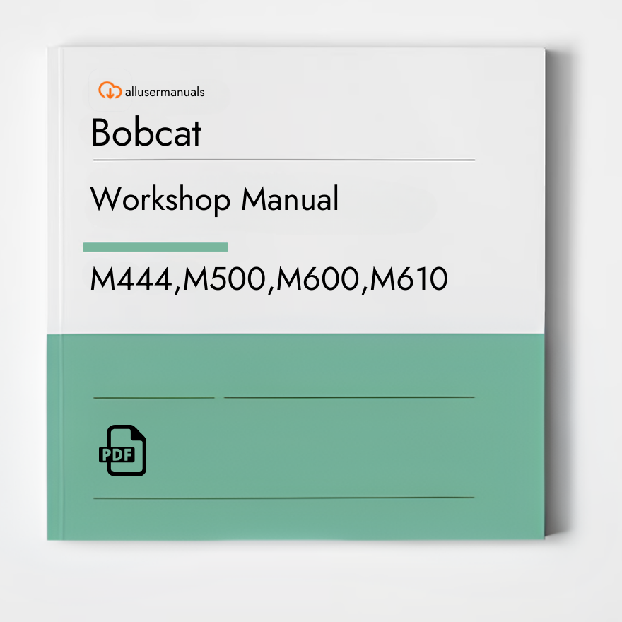 Bobcat Tractors M610 Manual