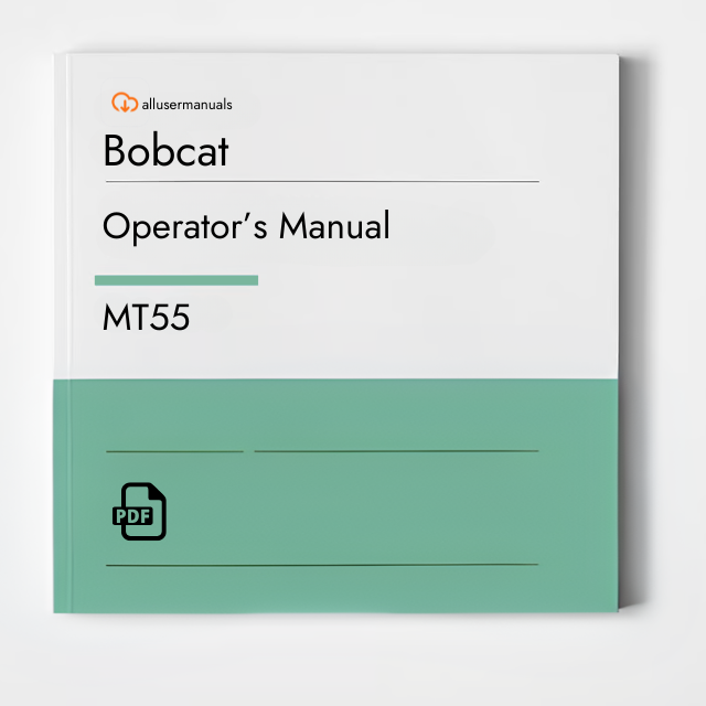 Bobcat Track Loaders MT55 Manual
