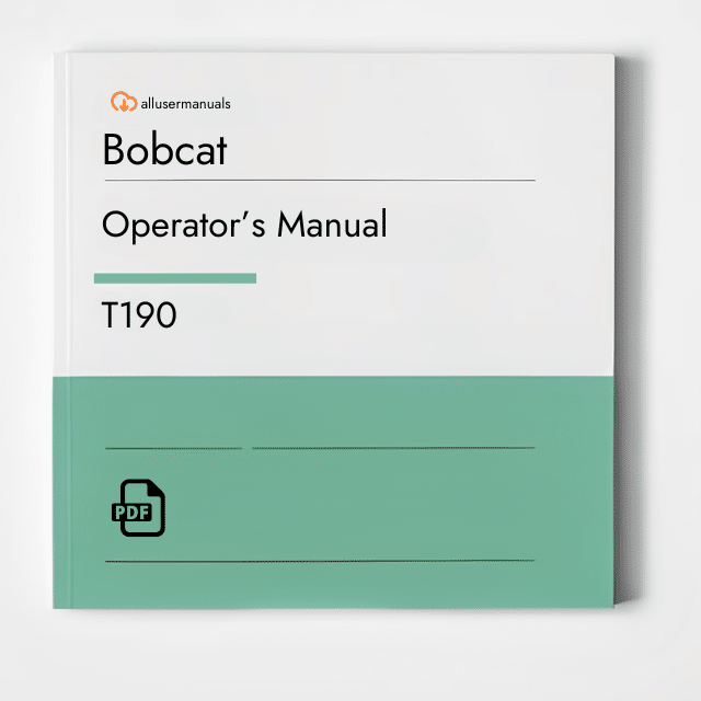 Bobcat Truck Loader T190 Manual