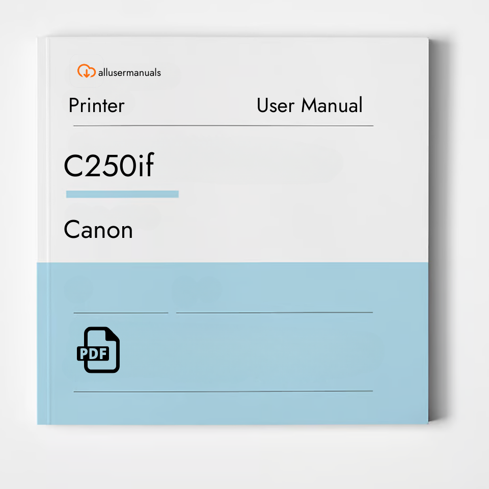 Canon Printer C250if Manual