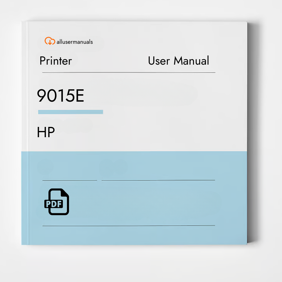 HP Printer 9015e Manual