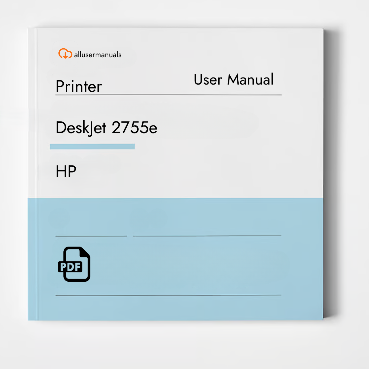 HP Printer DeskJet 2755e Manual