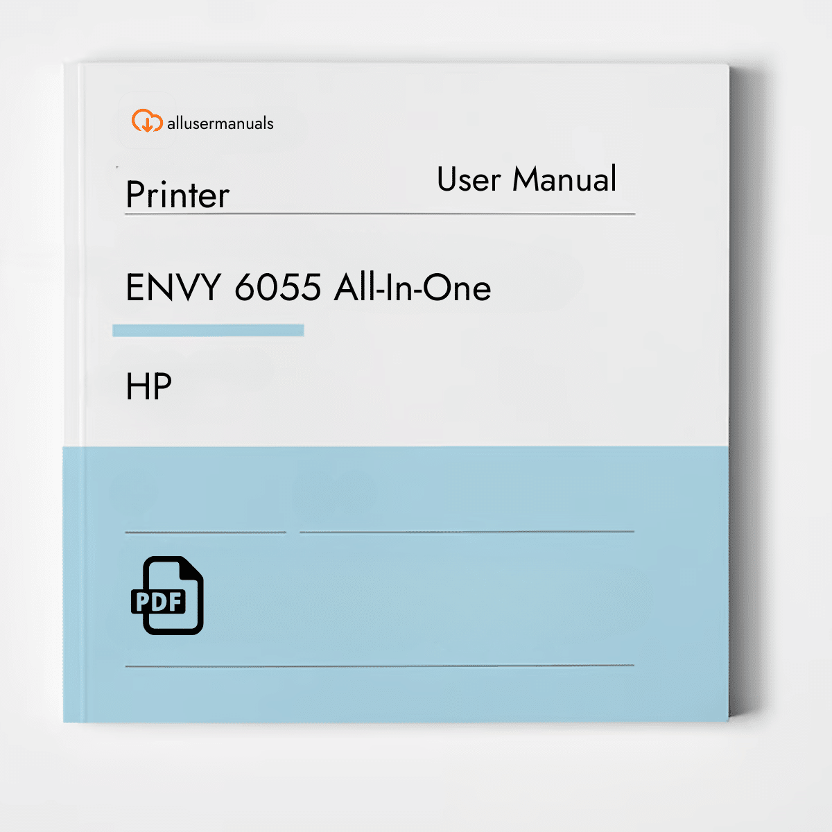 HP Printer ENVY 6055 All-In-One Manual