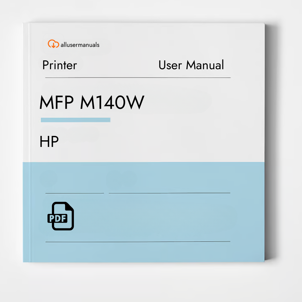 HP Printer Mfp M140w Manual