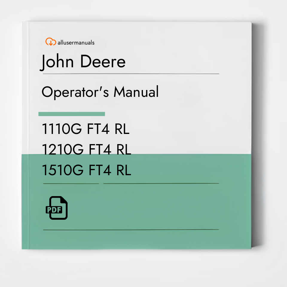 John Deere Forwarders 1210G FT4 RL Manual