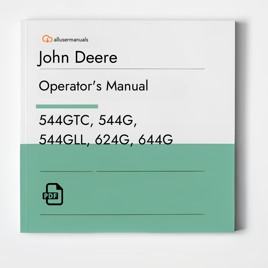John Deere Loaders 624G Manual