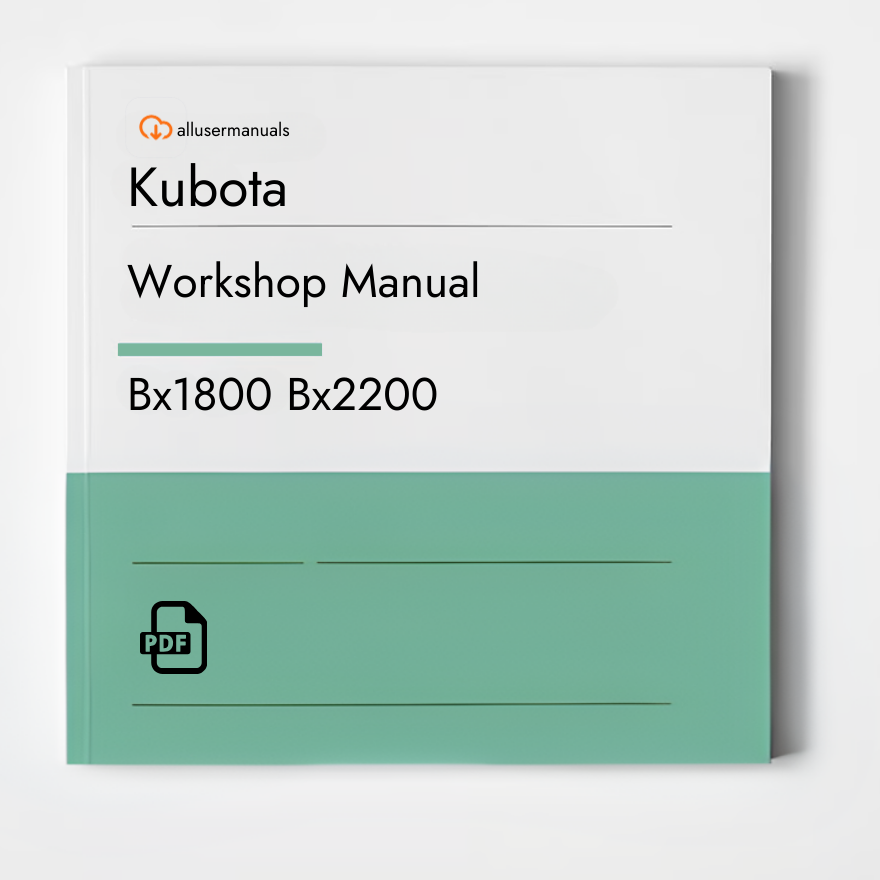 Kubota Tractors Bx1800 Manual