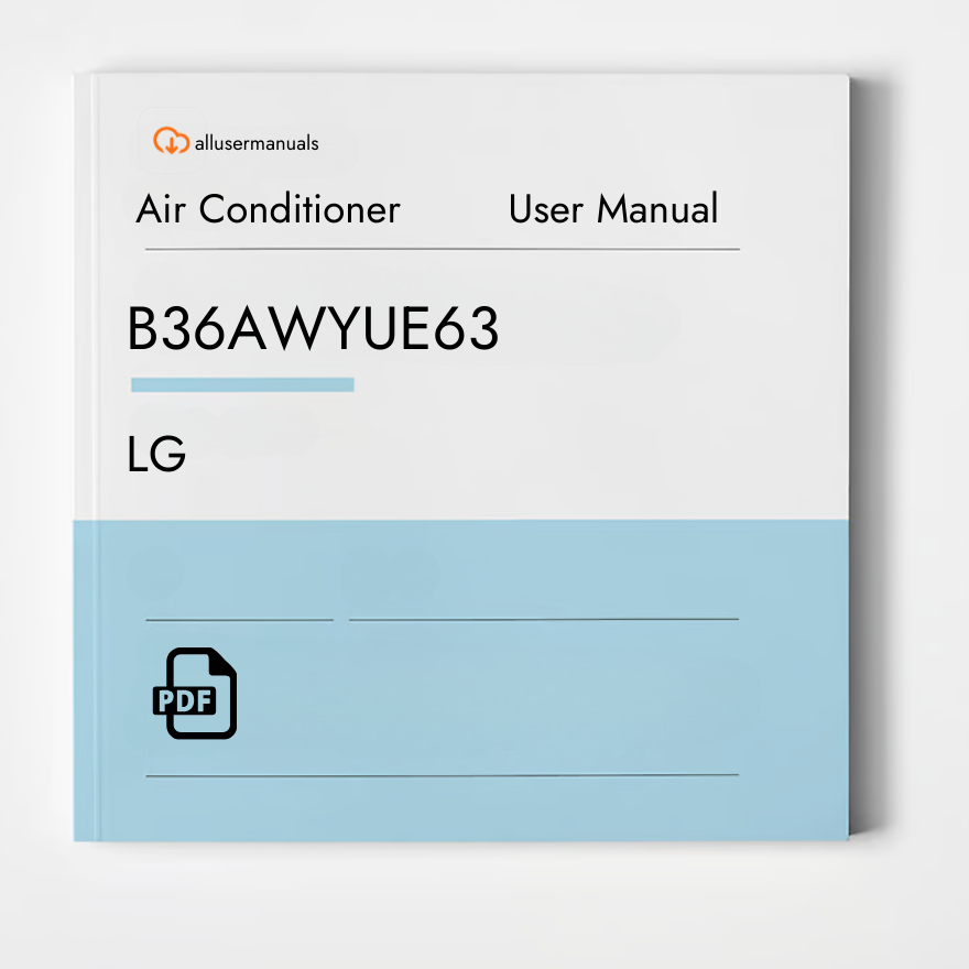LG Air Conditioner B36AWYUE63 Manual