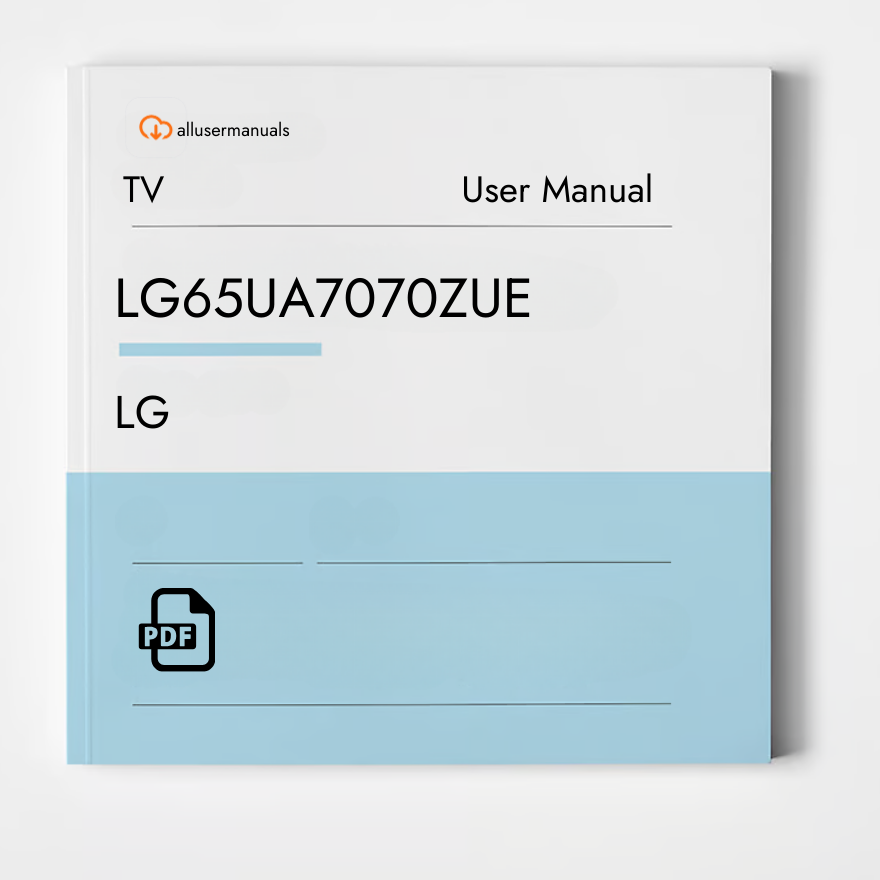 LG Television LG65UA7070ZUE Manual