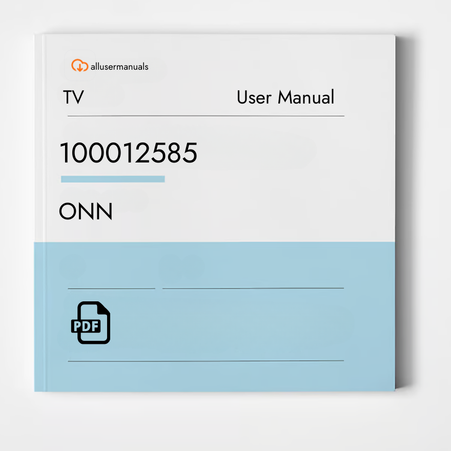 ONN Television 100012585 Manual