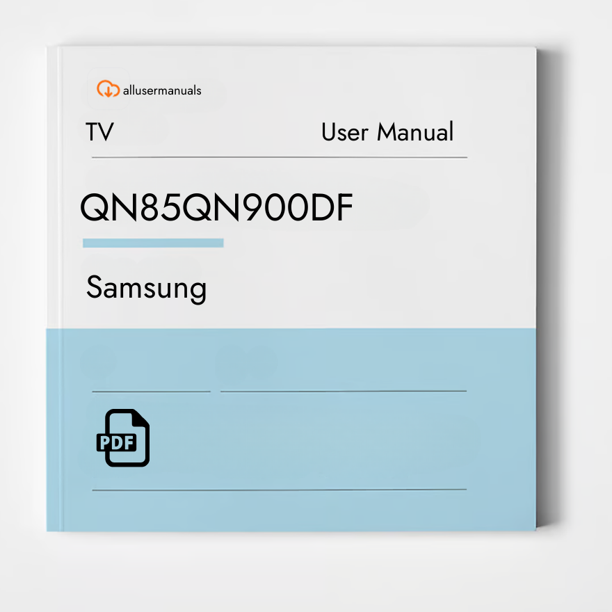 Samsung Television QN85QN900DF Manual