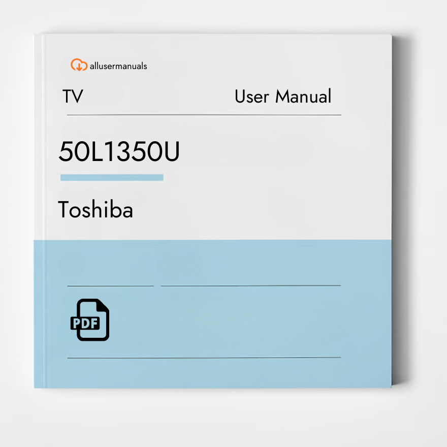 Toshiba Television 50L1350U Manual