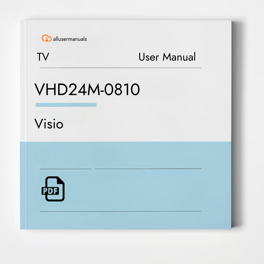 Vizio Television Vhd24m-0810 Manual