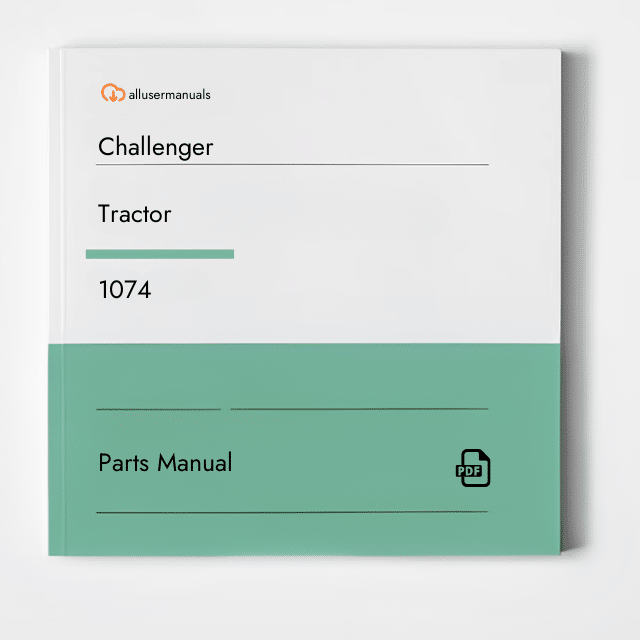 Challenger Tractors Parts 1074 Manual