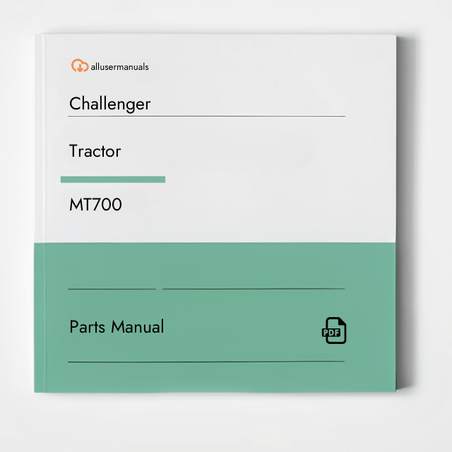 Challenger Tractors Parts MT700 Manual