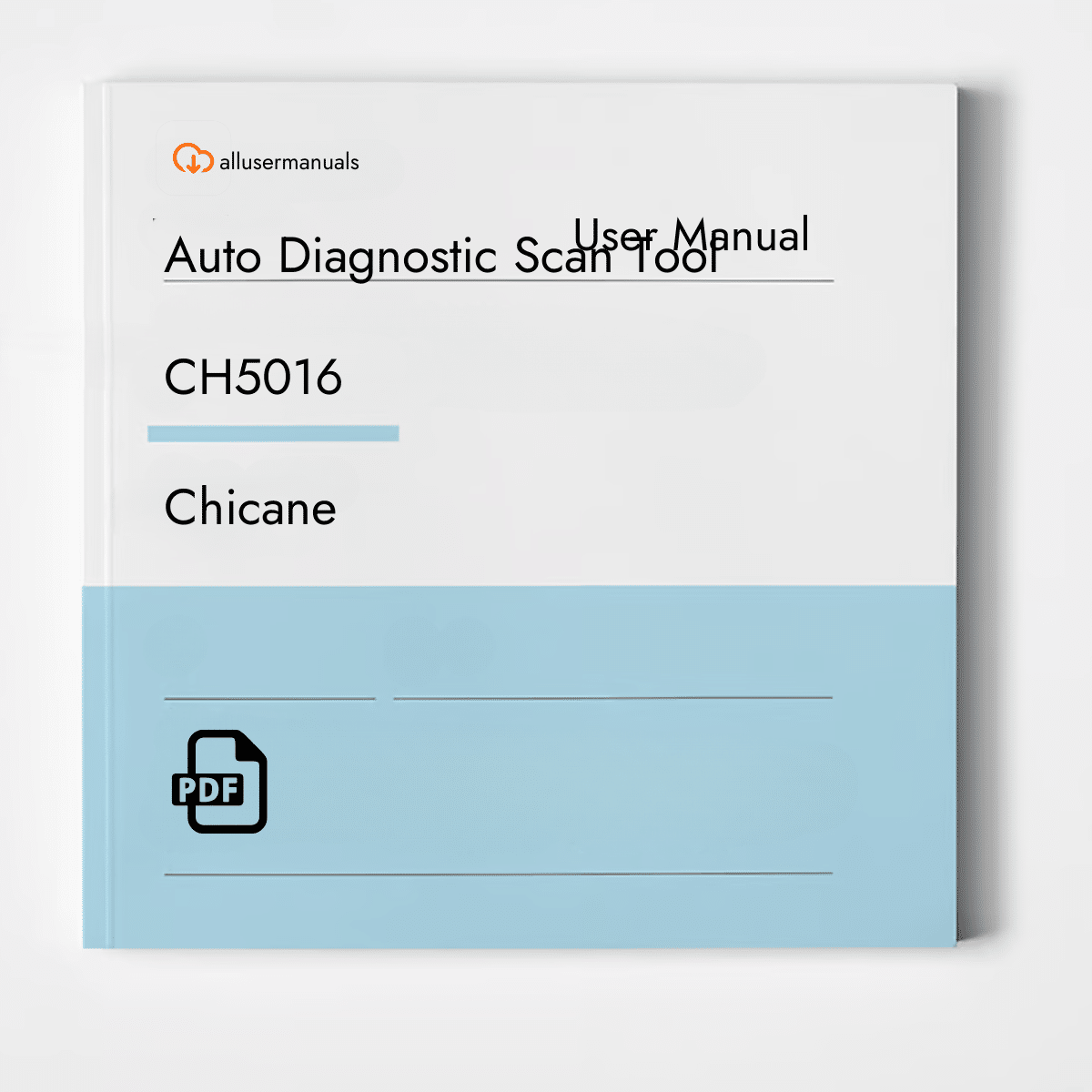 Chicane Auto Diagnostic Scan Tool CH5016 Manual