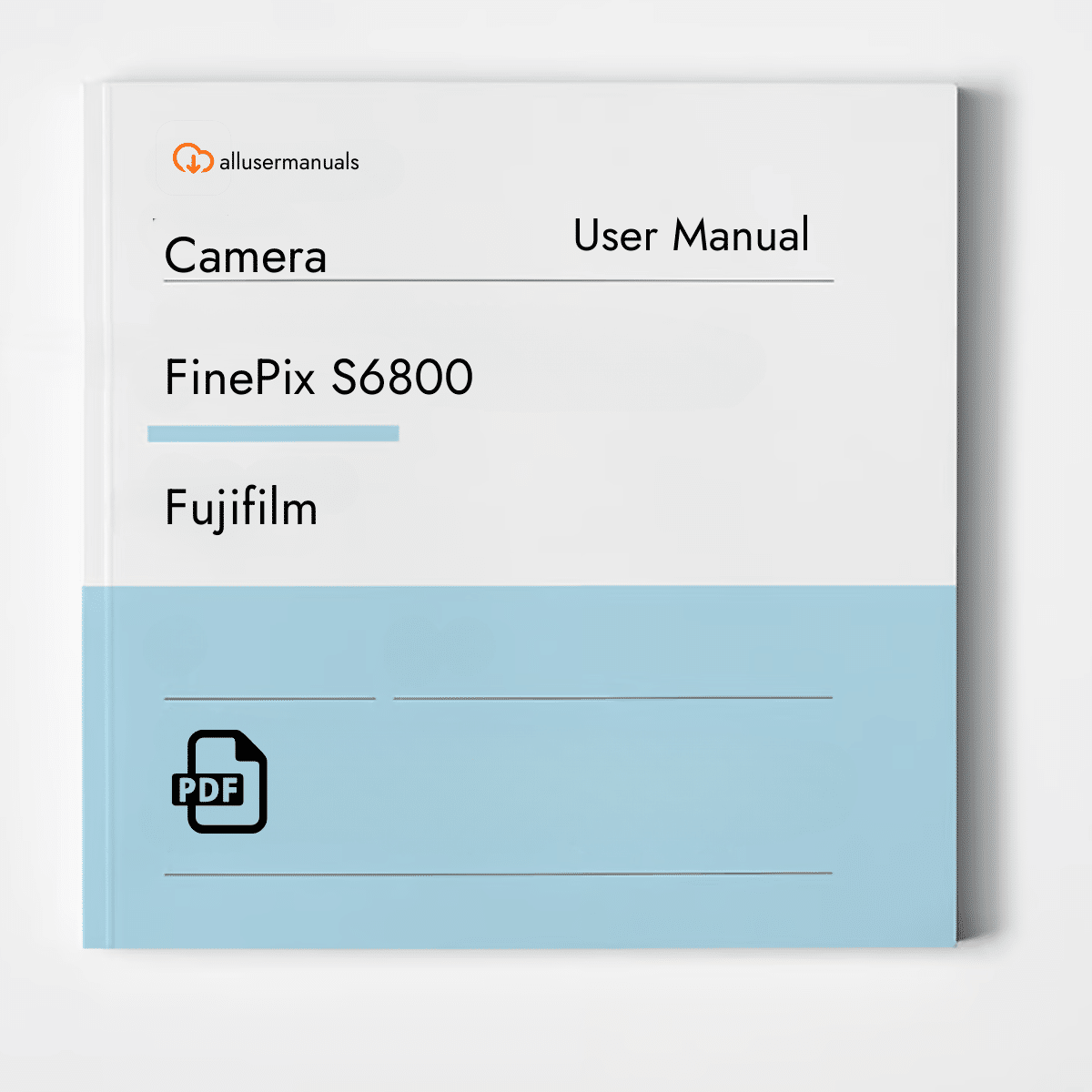 Fujifilm  Camera FinePix S6800 Manual