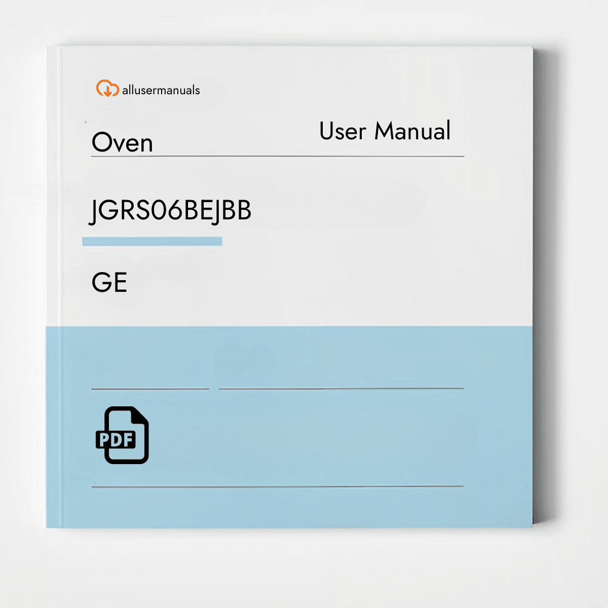 GE Wall Oven JGRS06BEJBB Manual
