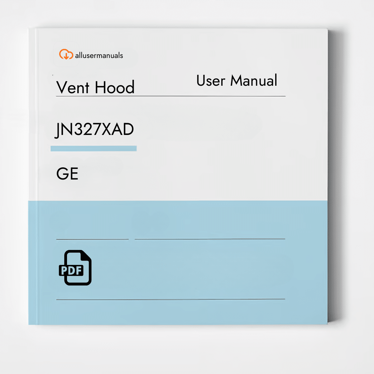 GE Vent Hood JN327XAD Manual