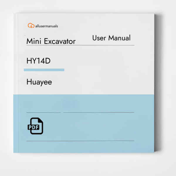 Huayee  Mini Excavator  HY14D Manual Download
