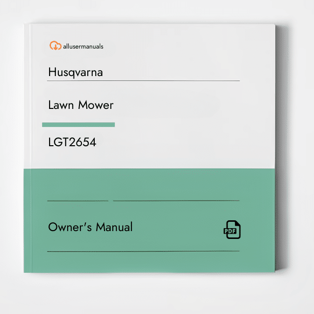 Husqvarna Lawn Mower LGT2654 Manual