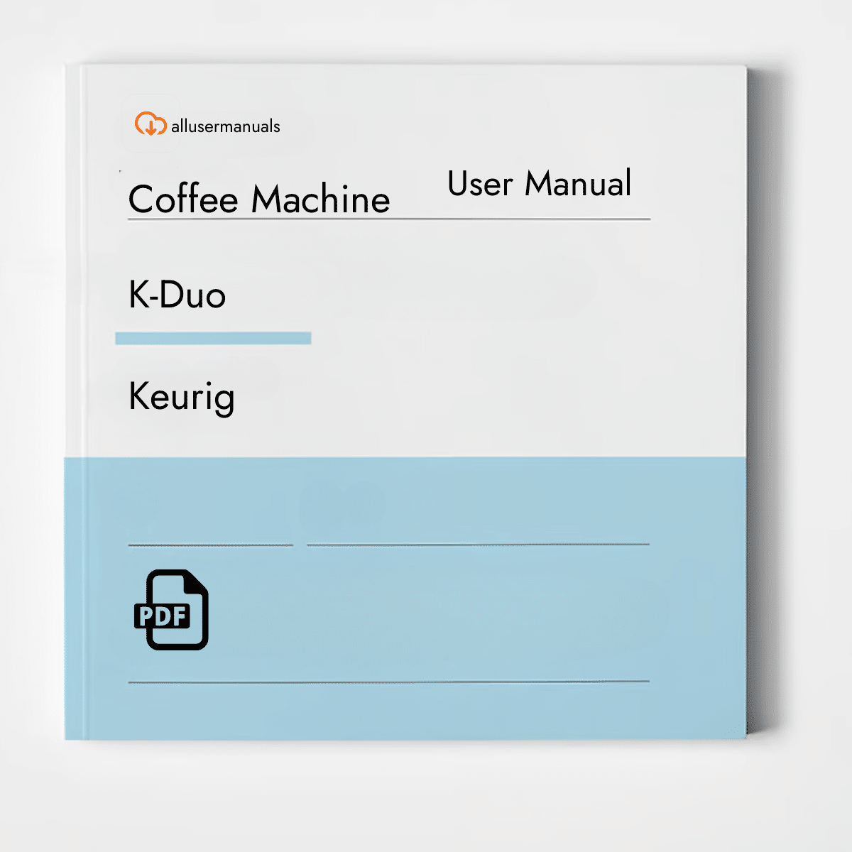 Keurig Coffee Maker K-Duo Manual