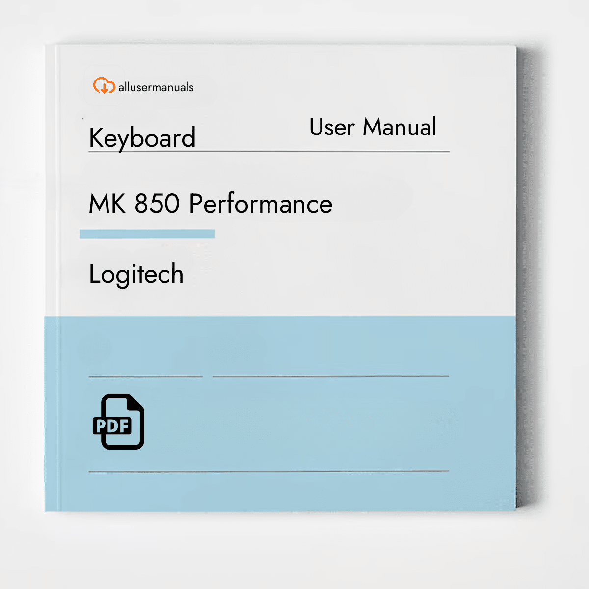 Logitech Keyboard MK 850 Performance Manual