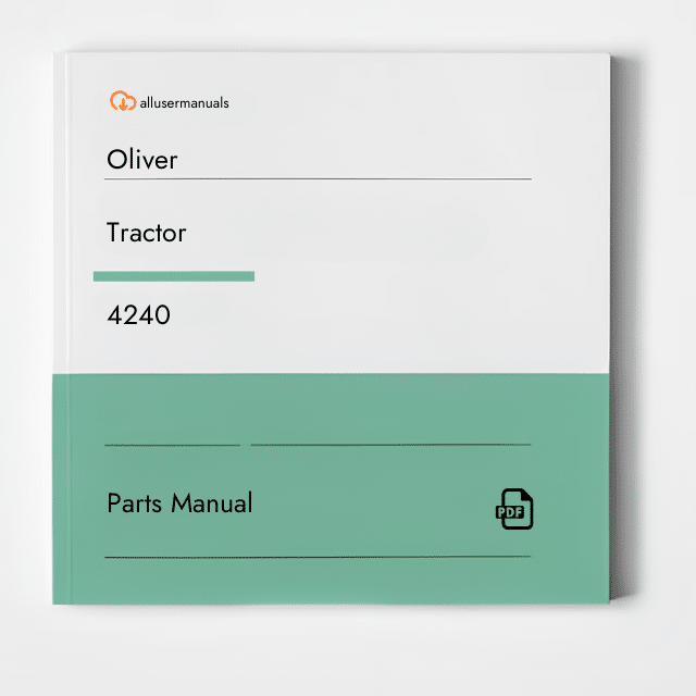 Oliver Tractors Parts 4240 Manual