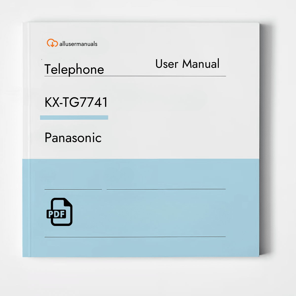 Panasonic Cordless Phone KX-TG7741 Manual