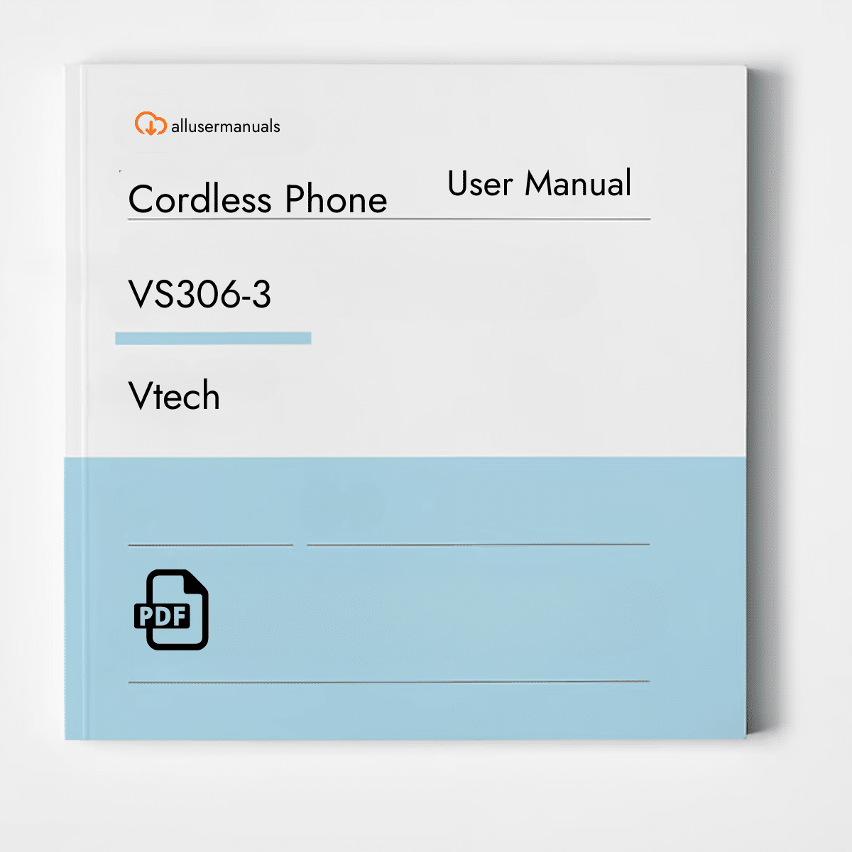 Vtech Cordless Phone VS306-3 Manual